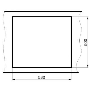Мойка для кухни Milacio Murcia 60 Cuarzo MC.77013 серый металлик